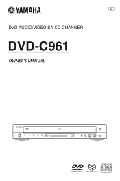 Yamaha DVDC961BL Owners Manual