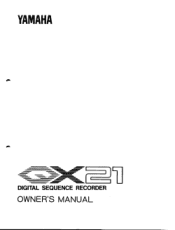 Yamaha QX21 Owner's Manual (image)