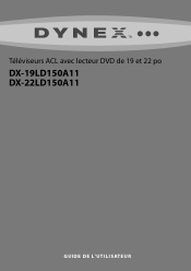 Dynex DX-22LD150A11 User Manual (French)