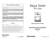 Hayward Aqua Solar GL-235 Model: GL-235