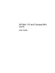 HP Mini 110-3830ca HP Mini 110 and Compaq Mini CQ10 User Guide Linux