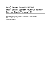 Intel P4000GP S2400GP/P4000GP family Service Guide