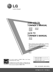 LG 47SL90 Owner's Manual (English)