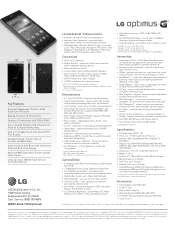 LG E970 Specification - English