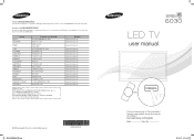 Samsung UN55EH6030F User Manual Ver.1.0 (English)