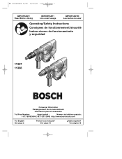 Bosch 11387 Operating Instructions
