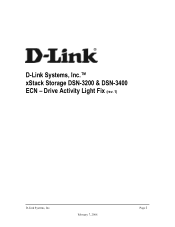 D-Link DSN-3200 Light Fix