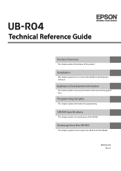 Epson TM-H6000V UB-R04 Technical Reference Guide