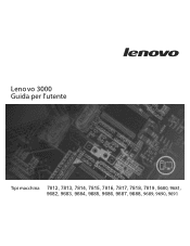 Lenovo J200 (Italian) User guide