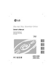 LG GBW-H20L Owners Manual