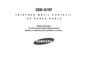 Samsung SGH-A197 User Manual (user Manual) (ver.1.0) (Spanish)
