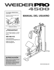 Weider Pro 4500 Spanish Manual
