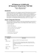 Compaq 3000R hp lh 6000 and virtual array config guide Â— for the VA7100/7400 in Microsoft Windows 2000 A. S. Clusters  PDF, 271K, 3/8/2002