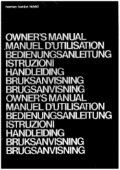 Harman Kardon HK560 Owners Manual