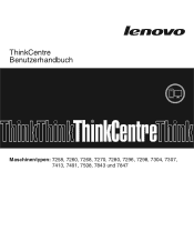 Lenovo ThinkCentre M58e German (User guide)