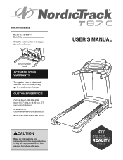 NordicTrack T 6.7c Treadmill Enc Manual