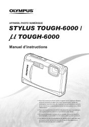 Olympus Tough 6000 STYLUS TOUGH-6000 Manuel d'instructions (Français)