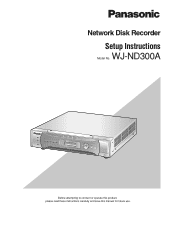 Panasonic WJND300A WJND300A User Guide