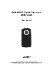 Vivitar DVR 690HD Camera Manual