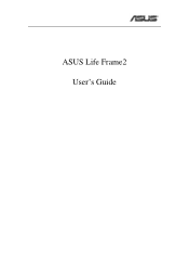 Asus W2P ASUS LifeFrame2 user Guide (English)