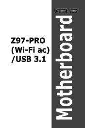 Asus Z97-PROWi-Fi ac/USB 3.1 Z97-PROWi-Fi acUSB 31 Users Manual English