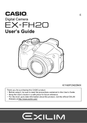 Casio EX FH20 Owners Manual