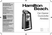 Hamilton Beach 76607G Use and Care Manual