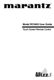 Marantz RC5400 RC5400 User Manual