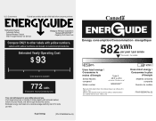 Maytag MFX2876DRM Energy Guide