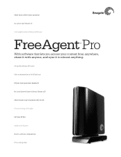 Seagate FreeAgent Pro Product Information