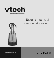 Vtech Extended Range Cordless Headset with Noice Canceling Microphone User Manual (IS6100 User Manual)