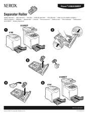 Xerox 6180MFP Instruction Sheet - Separator Roller