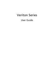 Acer Veriton X498G User Guide