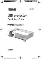 Asus ProArt Projector A1 Series Quick Start Guide