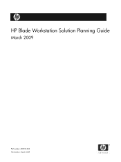 HP dc72 HP Blade Workstation Solution Planning Guide