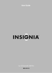 Insignia NS-C4113 User Manual (English)