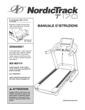 NordicTrack 17.0 Treadmill Italian Manual