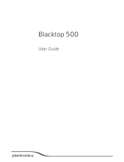 Plantronics Blacktop 500 Blacktop 500 User Guide