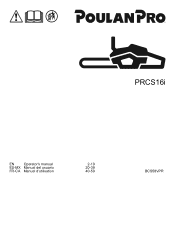 Poulan PRCS16i Owner Manual