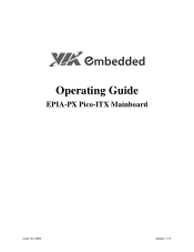 Via EPIA-PX5000EG Operation Guide