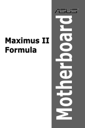 Asus MAXIMUSII/FORMULA User Manual