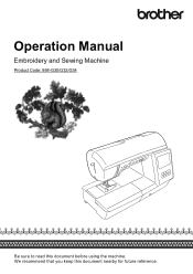 Brother International Innov-is NQ3700D Operation Manual