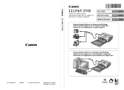 Canon CP400 Compact Photo Printer SELPHY CP400 User Guide