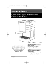 Hamilton Beach 40729 Use And Care