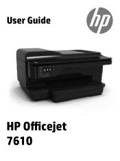 HP Officejet 7610 User Guide