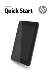 HP Slate 7 2800 Quick Start Guide