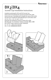 Intermec SF61B DX2 and DX4 Scanner Cup Installation Instructions