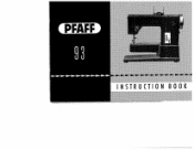 Pfaff 93 Owner's Manual