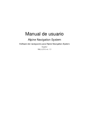 Alpine INE-W967HD Navigation Owner s Manual espanol