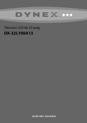 Dynex DX-32L100A13 User Manual (Spanish)